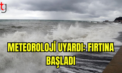 Meteoroloji Fırtına Uyarısı Verdi