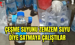 Adana’da Sahte Zemzem Suyu Operasyonu