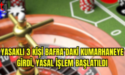 Bafra’da Yasaklı Kişiler Kumarhaneye Girdi, 3 Kişiye İşlem Yapıldı