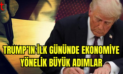 Trump, Başkanlık İlk Gününde Birçok Kararname İmzaladı