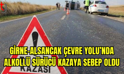 Girne-Alsancak Çevre Yolu’nda Alkollü Sürücü Kazaya Sebep Oldu