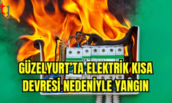 Güzelyurt’ta Elektrik Kısa Devresi Nedeniyle Yangın