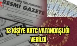 13 Kişiye KKTC Vatandaşlığı verildi