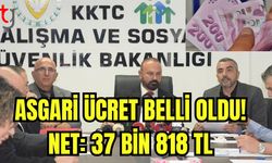 Asgari ücret belli oldu! Net: 37 bin 818 TL