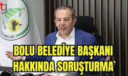 Bolu Belediye başkanı hakkında soruşturma