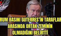 Rum basını Guterres'in taraflar arasında ortak zeminin olmadığını belirtti