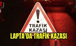 Lapta'da trafik kazası