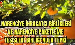 Narenciye İhracatçı Birlikleri ve Narenciye Paketleme Tesisleri Birliği’nden tepki