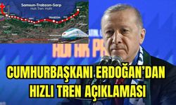 Cumhurbaşkanı Erdoğan'dan hızlı tren açıklaması