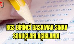 KGS birinci basamak sınav sonuçları açıklandı