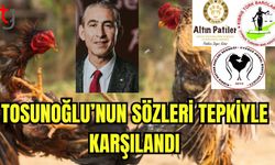 Tosunoğlu'nun sözleri tepkiyle karşılandı