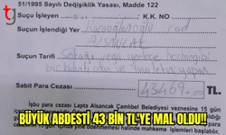 Büyük Abdesti 43 Bin TL'ye Mal Oldu!!