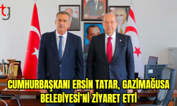 Cumhurbaşkanı Ersin Tatar, Gazimağusa Belediyesi’ni ziyaret etti.