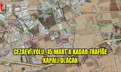 Cezaevi yolu, çalışma nedeniyle 15 Mart’a kadar trafiğe kapalı olacak