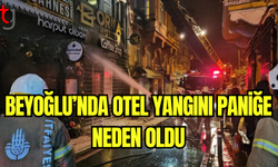 Beyoğlu’nda Otel Yangını Korkuttu