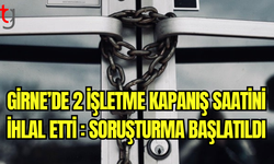 Girne’de 2 İşletme Kapatma Saatine Uymadı: Yasal İşlem Başlatıldı