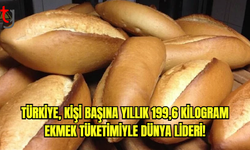 Türkiye, kişi başına yıllık 199,6 kilogram ekmek tüketimiyle dünya lideri!