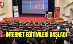 İnternet eğitimleri başladı