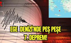 Ege Denizi'nde peş peşe 7. deprem!