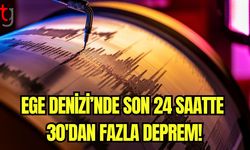 Ege Denizi'nde son 24 saatte 30'dan fazla deprem!