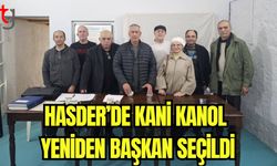 HASDER'de  Kani Kanol yeniden başkan seçildi