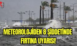 Meteorolojiden 8 şiddetinde fırtına uyarısı!