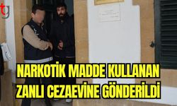 Narkotik madde kullanan zanlı cezaevine gönderildi