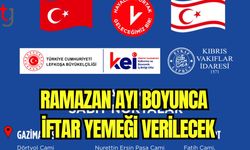 Ramazan ayı boyunca iftar yemeği verilecek