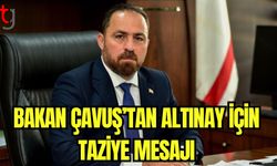 Bakan Çavuş'tan Altınay için taziye mesajı