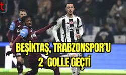 Beşiktaş, Trabzonspor'u 2 golle geçti