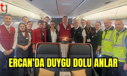 Ercan'da duygu dolu anlar... Son seferde gözyaşlarını tutamadı...