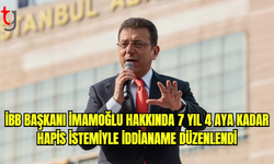 İBB Başkanı İmamoğlu hakkında 7 yıl 4 aya kadar hapis istemiyle iddianame düzenlendi