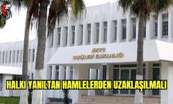 Halkı yanıltan hamlelerden uzaklaşılmalı