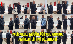 Polis Okulu Müdürlüğü'nde Karakol Amirleri için bir eğitim düzenlendi.