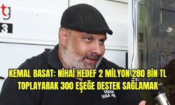 Kemal Basat: Nihai hedef 2 milyon 280 bin TL toplayarak 300 eşeğe destek sağlamak