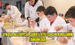 Lefkoşa Belediyesi, Şubat tatili çocuk kurslarını tamamlandı