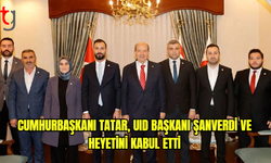 Cumhurbaşkanı Tatar, UID Başkanı Şanverdi ve heyetini kabul etti