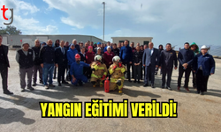Yangın eğitimi verildi
