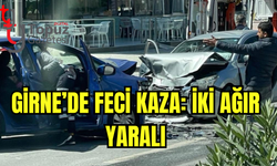 GİRNE’DE FECİ KAZA: İKİ AĞIR YARALI