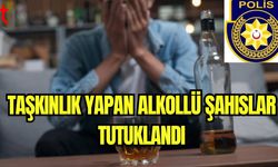 Taşkınlık yapan alkollü şahıslar tutuklandı