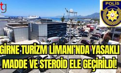 Girne Turizm Limanı'nda yasaklı madde ve steroid ele geçirildi!