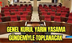 Genel Kurul yarın yasama  gündemiyle toplanacak