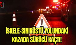 İskele- Sınırüstü yolundaki kazada sürücü kaçtı!