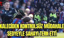 Kaleciden kontrolsüz müdahale: Sedyeyle sahayı terk etti