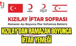 Kızılay'dan Ramazan boyunca iftar yemeği