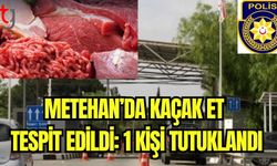 Metehan'da kaçak et tespit edildi: 1 kişi tutuklandı