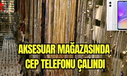 Aksesuar mağazasında cep telefonu çalındı