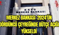 Merkez Bankası: 2024'ün dördüncü çeyreğinde bütçe açığı yükseldi