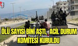 Ölü sayısı bini aştı, acil durum komitesi kuruldu