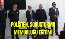 Polisten, soruşturma memurluğu eğitimi